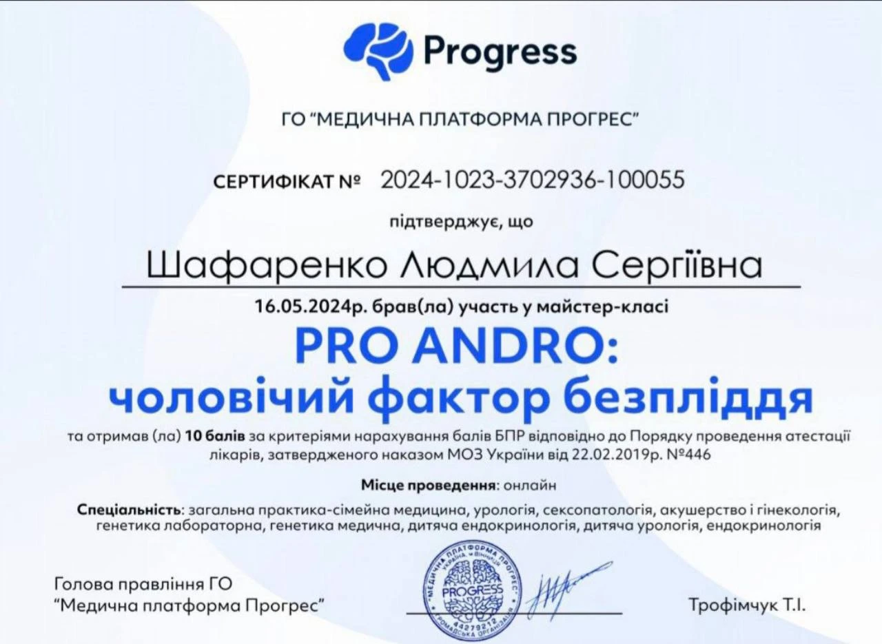 Шафаренко Людмила Сергіївна