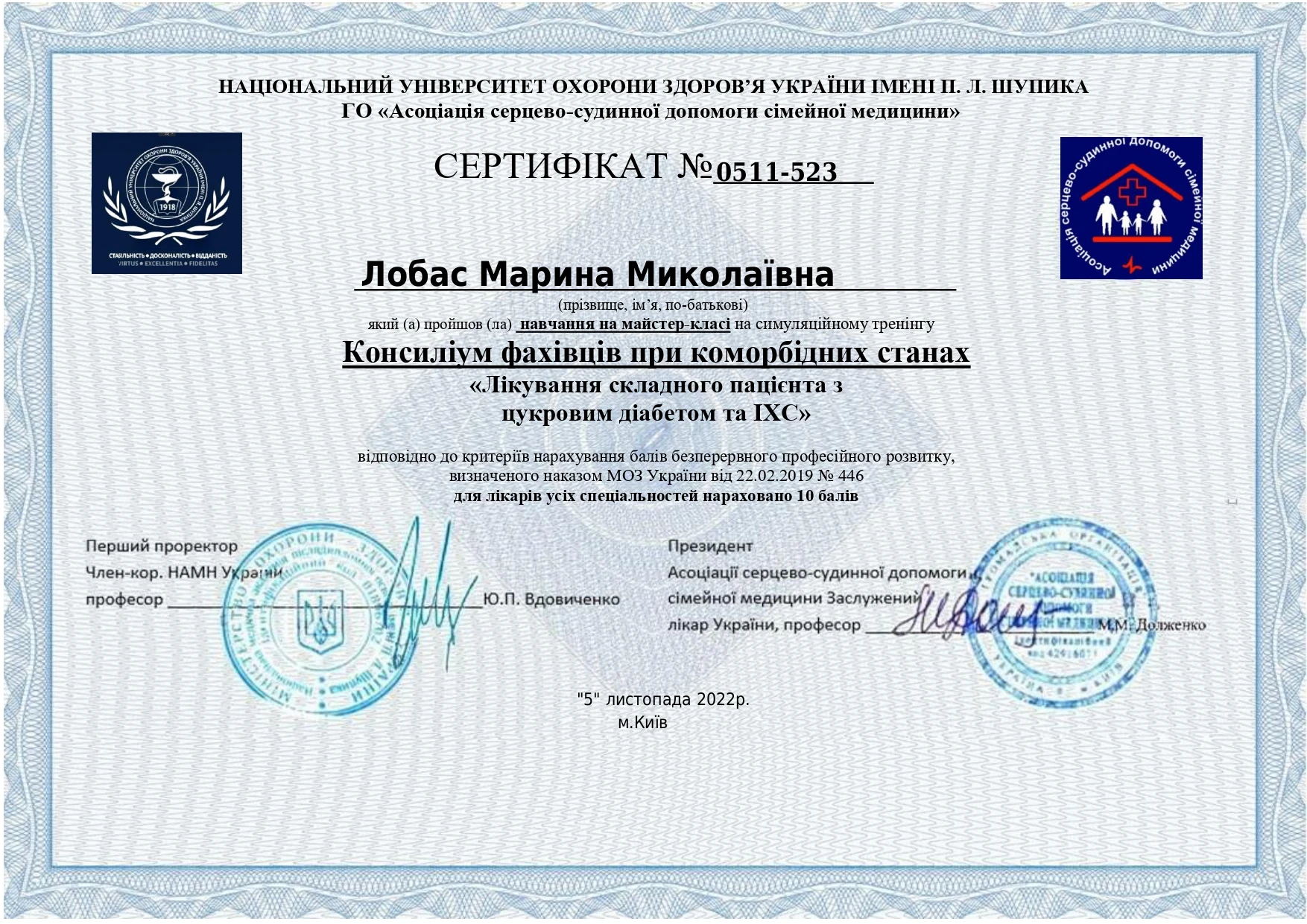 Лобас Марина Миколаївна