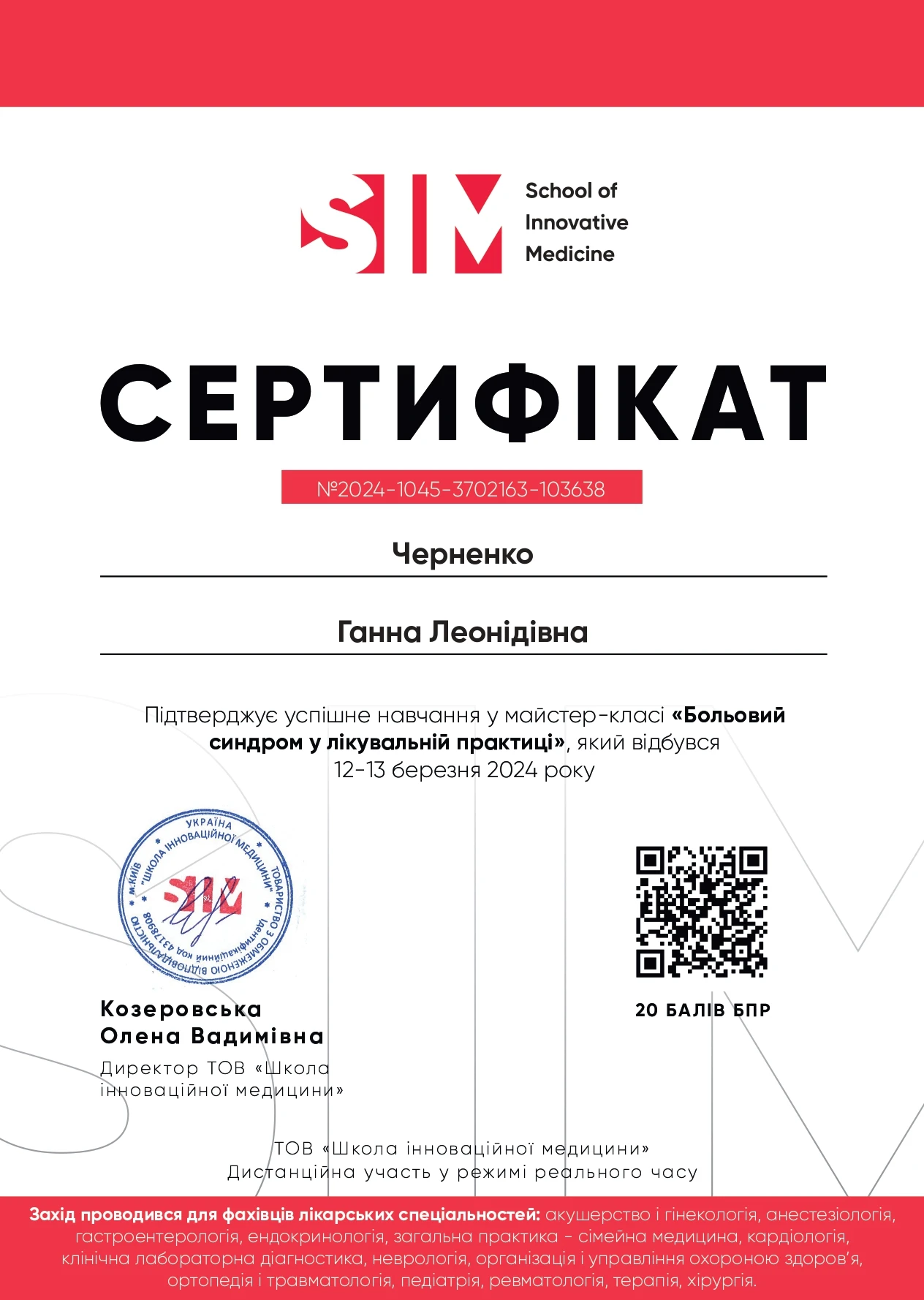 Черненко Анна Леонидовна