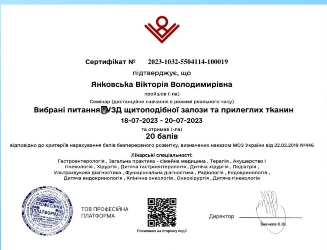 Янковская Виктория Владимировна