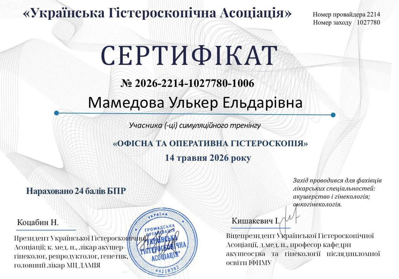 Мамедова Улькер Эльдаровна